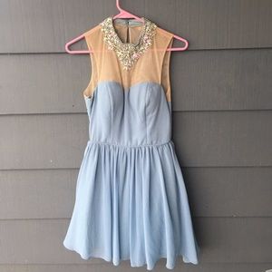 City Studio Prom Dress light blue